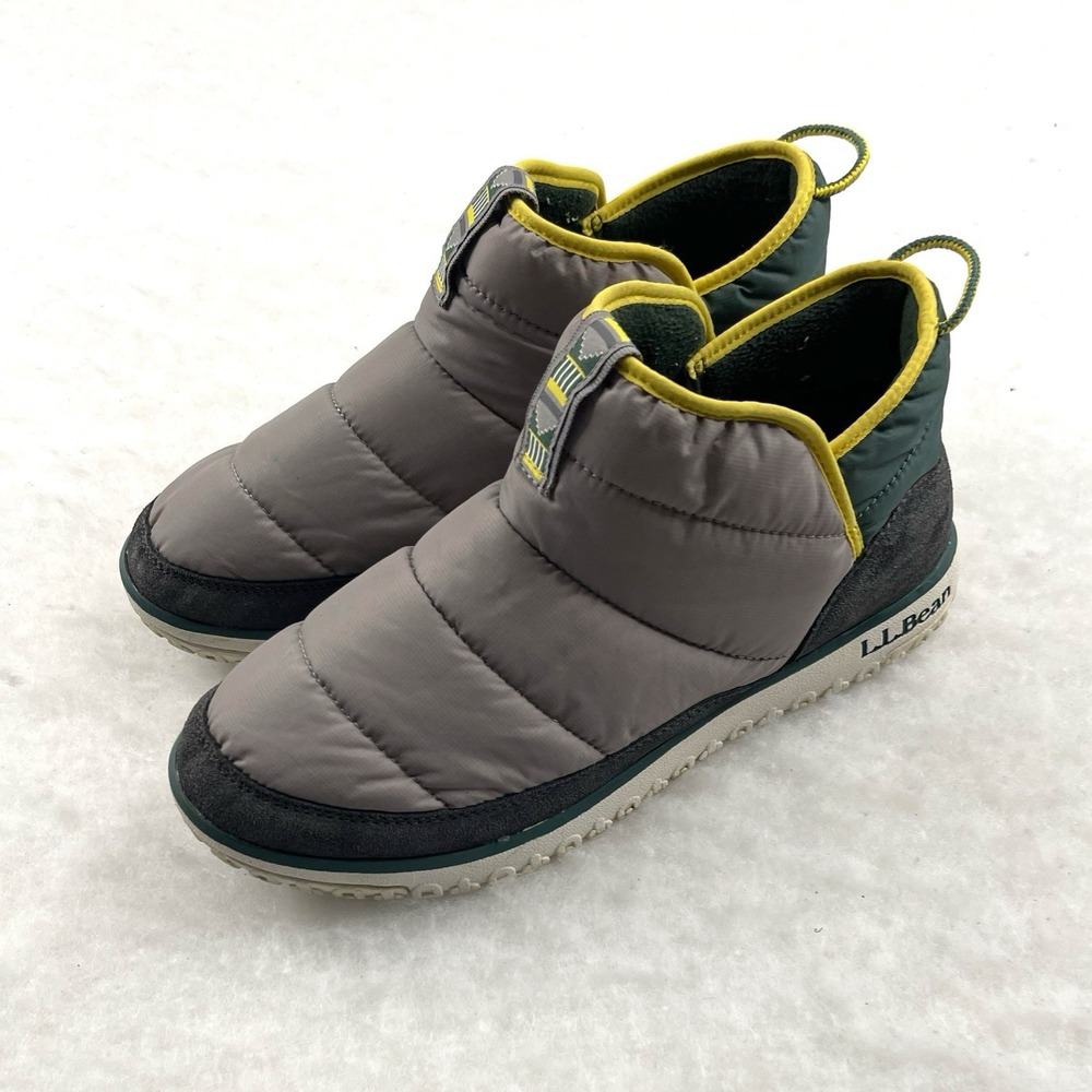 LLBean Mountain Classic Quilted Ankle Booties Women's Size 10 Indoor/Outdoor